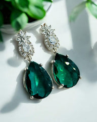 1 Carat 3D Doublet Stone Earrings