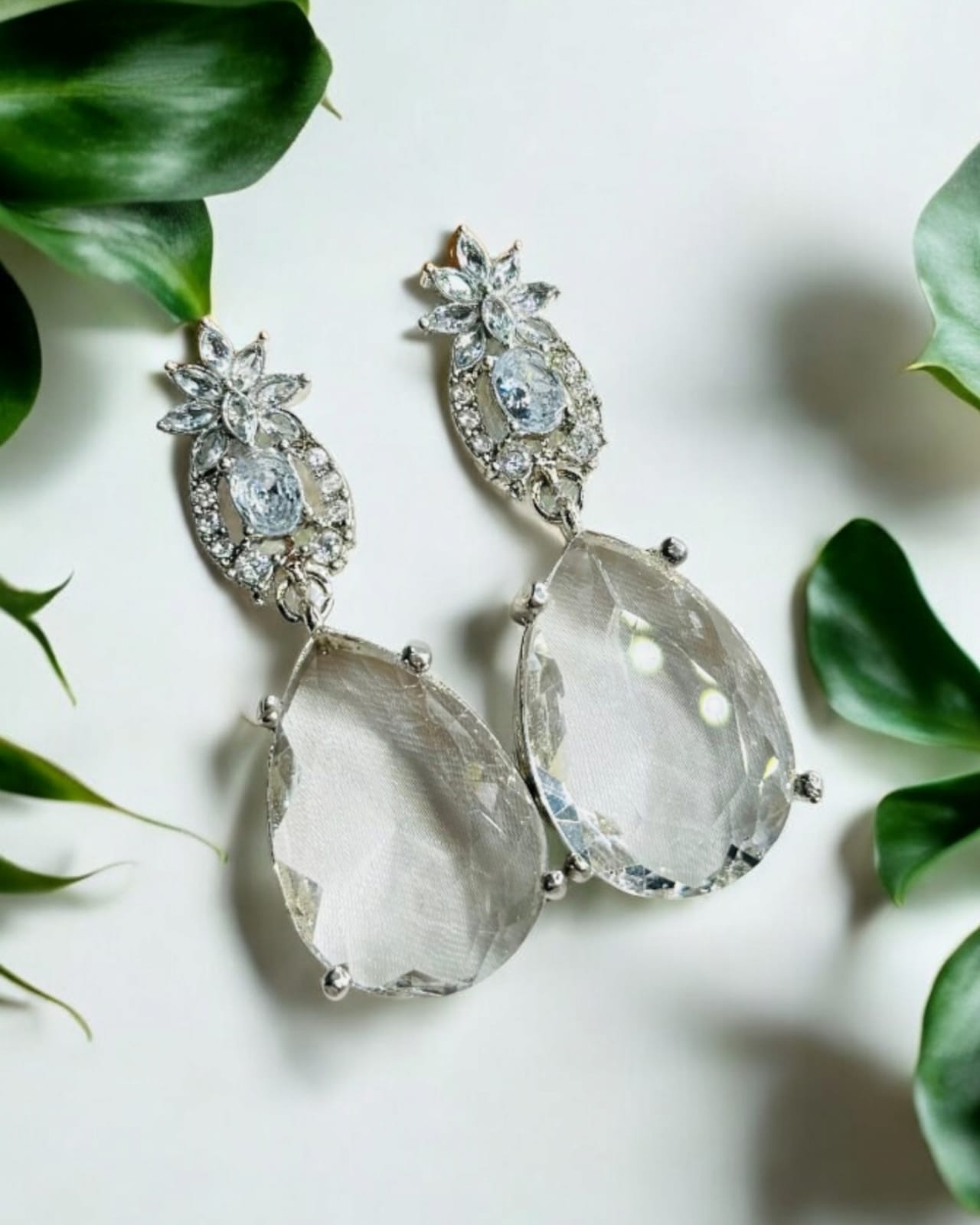 1 Carat 3D Doublet Stone Earrings