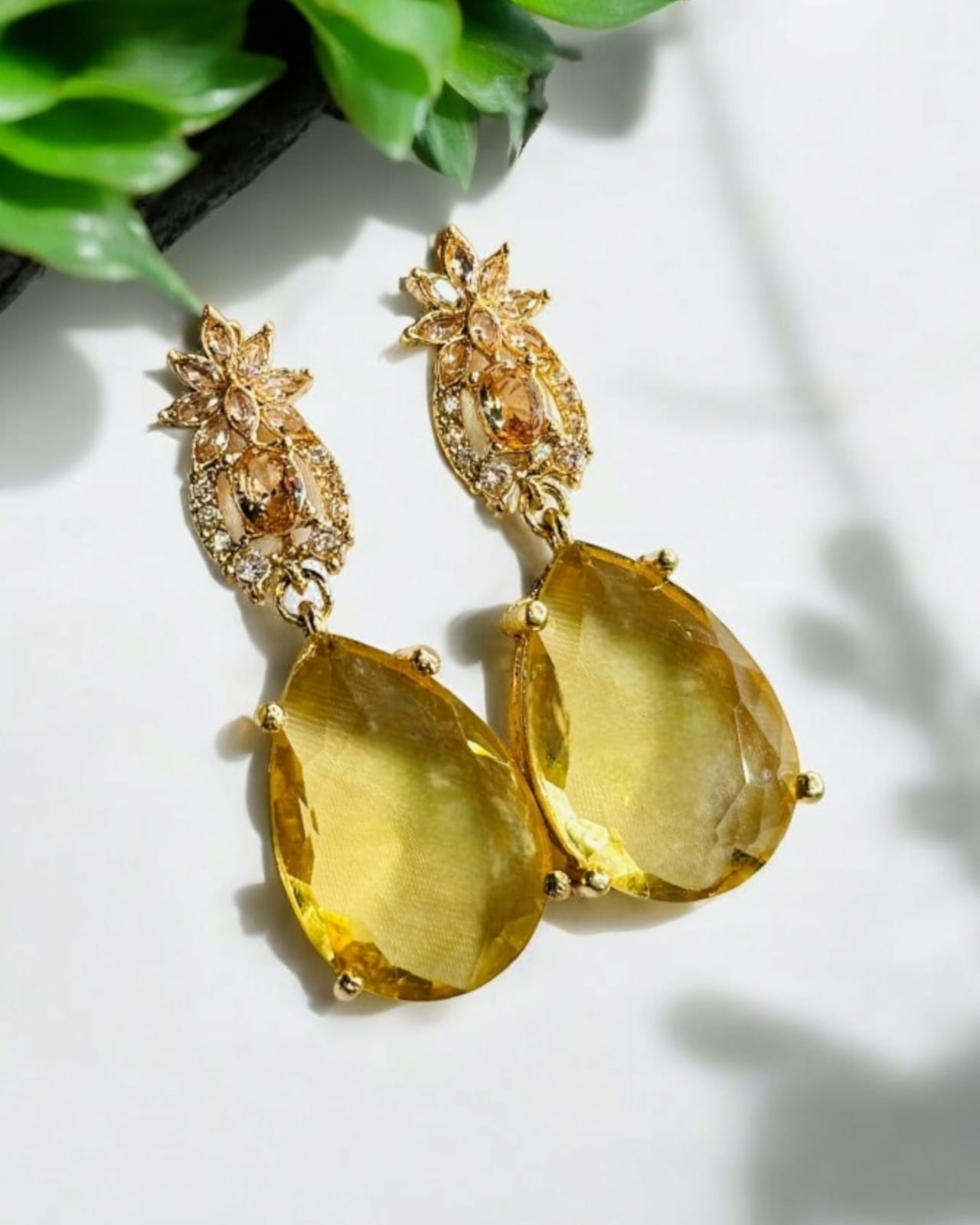 1 Carat 3D Doublet Stone Earrings